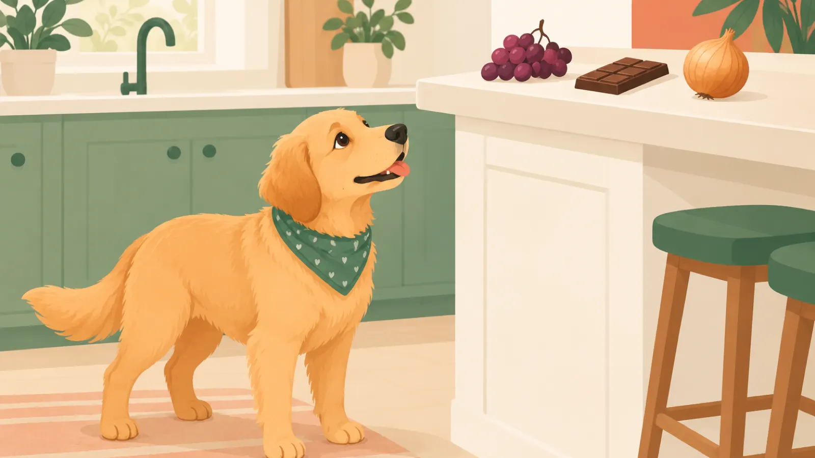 Which human foods are toxic to dogs?